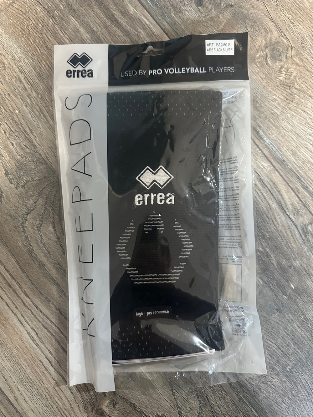 Erreà Branded Knee Pads - Black